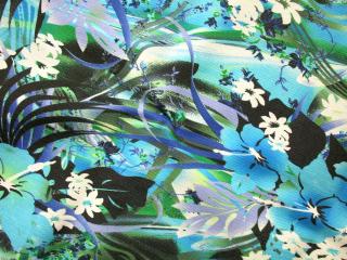 Riflovina zeleno-modrá  kvety