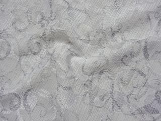 Šatovka biela  bielo-strieborný vzor