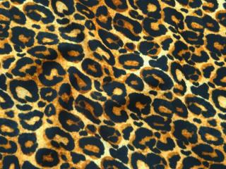 Šatovka Edita hnedá  čierny leopard