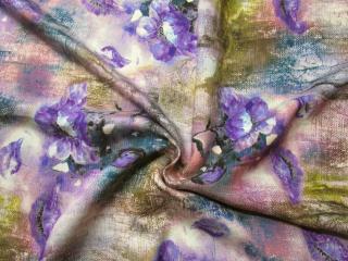 Šatovka farebná  fialové kvety