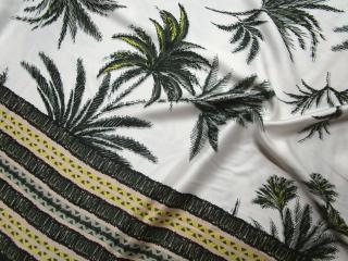 Šatovka smotanová  palmy  - bordúra jednostranná