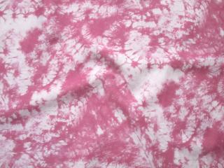 Šatovka smotanovo-ružová  batika