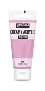 Akrylová farba krémová, ružová 200 ml