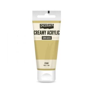 Akrylová farba krémová, slamová, 60 ml