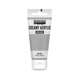 Akrylová farba krémová, svetlosivá, 60 ml