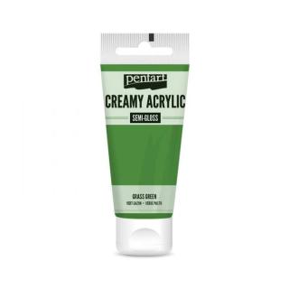 Akrylová farba krémová, zelená tráva, 60 ml