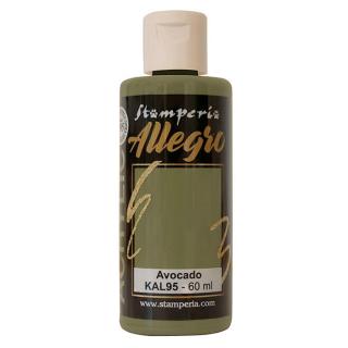 Allegro matná akrylová farba, avokado zelená