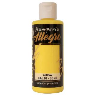 Allegro matná akrylová farba, žltá