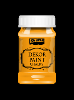 Dekor kriedová vintage farba, horčicová, 100 ml