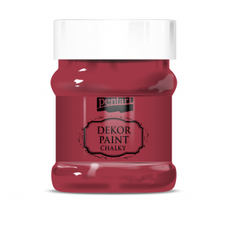 Dekor Paint Soft kriedová vintage farba kardinalska červená, 230 ml