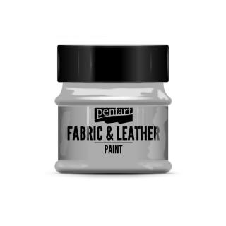 Farba na textil a kožu, strieborná, 50 ml, PENTART