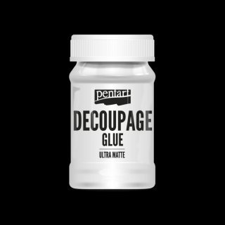 Lepidlo a lak na decoupage, ULTRA matné, 100 ml
