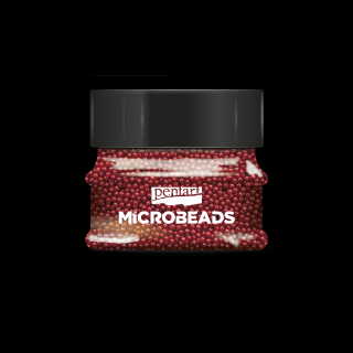Microbeads/ mikroperličky, červená, 40 g, Pentart