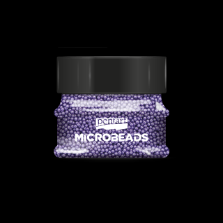 Microbeads/ mikroperličky, fialová, 40 g, Pentart