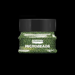 Microbeads/ mikroperličky, zelená, 40 g, Pentart