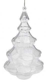 Priehladné vianočné stomčeky, 17 cm, 5 ks