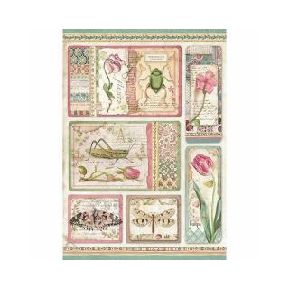Ryžový papier A4  Botanic cards