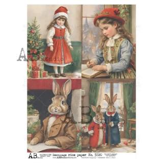 Ryžový papier na decoupage AB5720