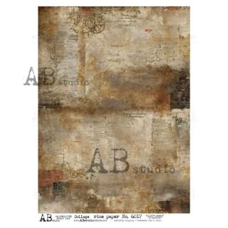 Ryžový papier na decoupage AB6017