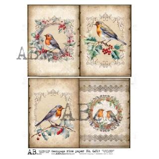 Ryžový papier na decoupage AB6219