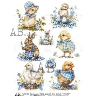 Ryžový papier na decoupage AB6505