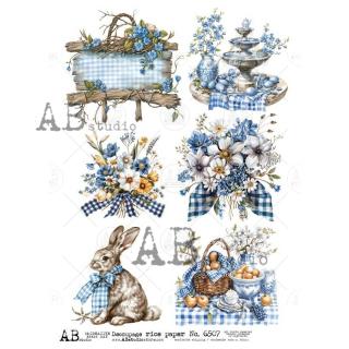 Ryžový papier na decoupage AB6507