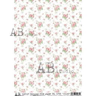Ryžový papier na decoupage AB745