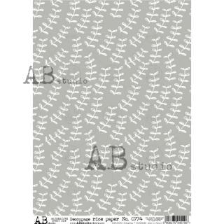 Ryžový papier na decoupage AB774