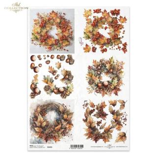 Ryžový papier na decoupage ITD-R2493