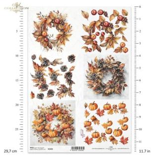 Ryžový papier na decoupage ITD-R2495