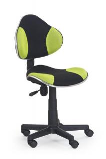 Kancelárska stolička FLASH čierna-zelená