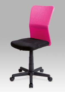 Kancelárska stolička KA-BORIS PINK čierna ružová