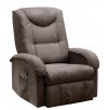 Pohodlná a masážna stolička - hnedá