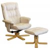 Relaxovaná stolička s opierkou na nohy - masáž s polohovacou voľbou - na sklade
