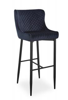 Dizajnová barová stolička COLIN Farba: Čierna