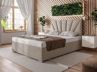Dizajnová čalúnená posteľ FRANCESCA  160 x 200 cm