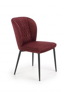 Dizajnová stolička NEXIA bordová + čierna