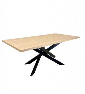 Jedálenský stôl DIAMOND dub vicenza / čierna 180 x 90 cm