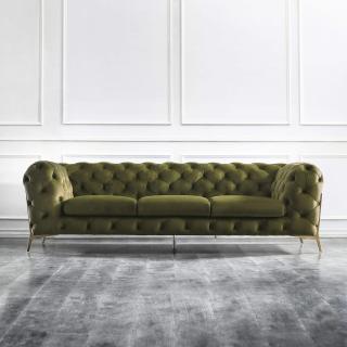 Luxusná sedačka TIFFANY CHESTERFIELD trojmiestna