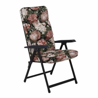 Polohovacie záhradné kreslo Lena Black Edition A101-23PB PATIO
