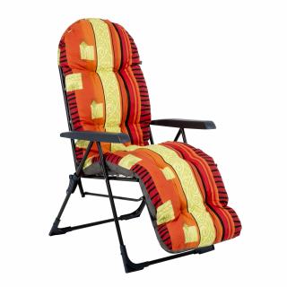 Polohovacie záhradné kreslo s podnožkou Samar Plus C025-13BB PATIO