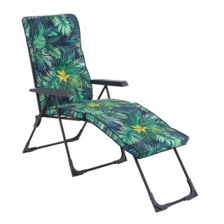 Polohovacie záhradné lehátko/kreslo Santander 2v1 Black Edition G051-02IB PATIO