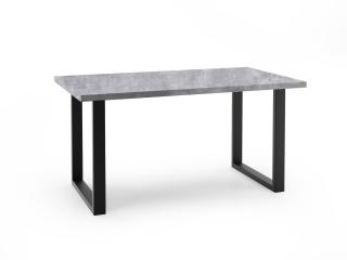 Rozkladací jedálenský stôl BOWEN šedý betón Rozmer stola: 140/240x80cm