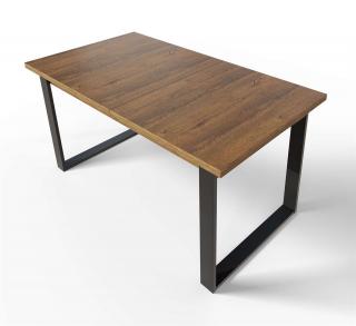 Rozkladací jedálenský stôl GRANDE 150 - 190 x 80 cm dub lefkas