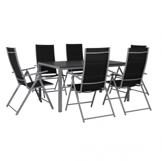 Súprava záhradného nábytku Astoria Silver / Antracit PATIO