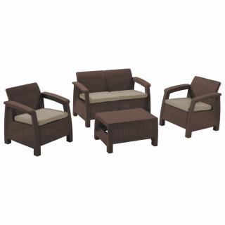 Súprava záhradného nábytku Corfu Brown KETER