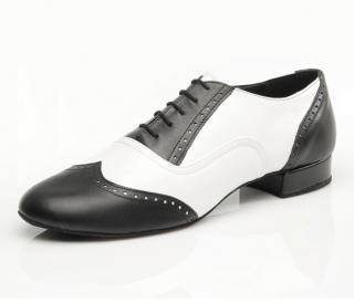 Pánske tanečné topánky ARTIS - MF-1 is čierno-biele