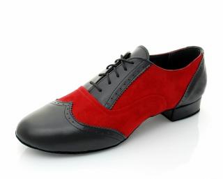 Pánske tanečné topánky ARTIS - MF-1 is čierno-červené