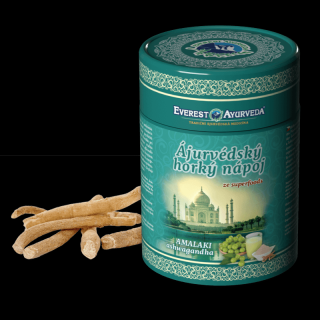 Everest Ayurveda AMALAKI ASHWAGANDHA nápoj Imunita  regenerácia, 100g (Ajurvédska zmes na prípravu horúceho nápoja)