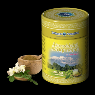 Everest Ayurveda AMALAKI MORINGA nápoj  Imunita  hladina, 100 g cukru (Ajurvédska zmes na prípravu horúceho nápoja)